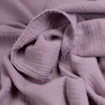 Muślin Bawełniany Lawendowy