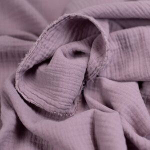 Muślin Bawełniany Lawendowy