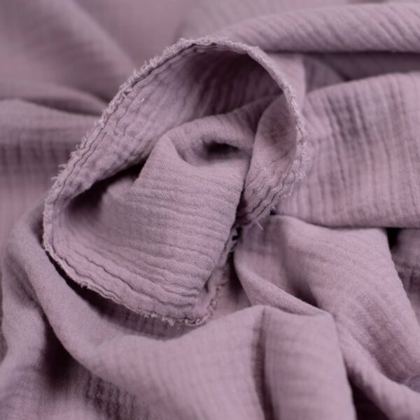 Muślin Bawełniany Lawendowy