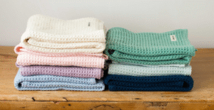 Wafel Bawełniany Tkanina na Jesień i Zimę