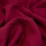 Muślin Bawełniany Bordo