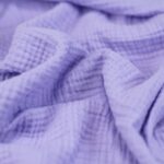 Muślin Bawełniany Fiołkowy