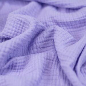 Muślin Bawełniany Fiołkowy