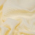 Muślin Bawełniany Żółty