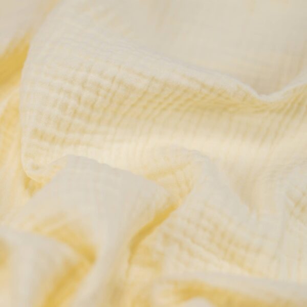 Muślin Bawełniany Żółty
