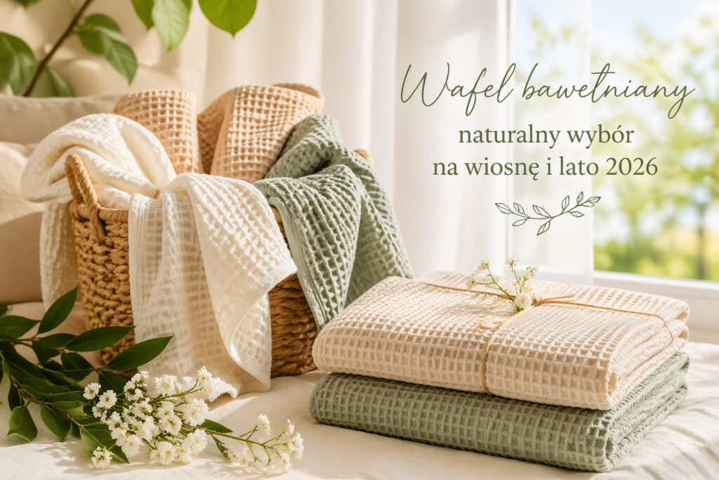 wafel bawełniany tkanina